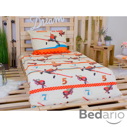 Bavlněné povlečení 140x200+70x90 Letadla