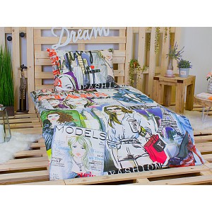 Bavlněné povlečení 140x200+70x90 Fashion