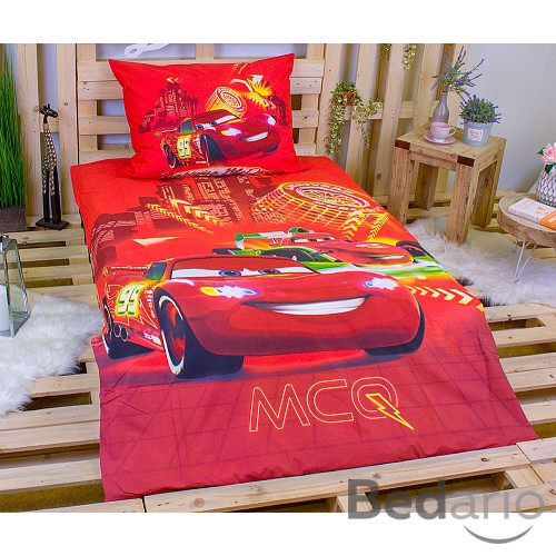 Bavlněné povlečení 140x200+70x90 Auta Mcq