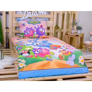 Bavlněné povlečení 140x200+70x90 Kikoriki