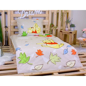 Bavlněné povlečení 140x200+70x90 Letající Pú
