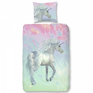 Bavlněné povlečení Good morning 140x200/220+60x70 Jednorožec