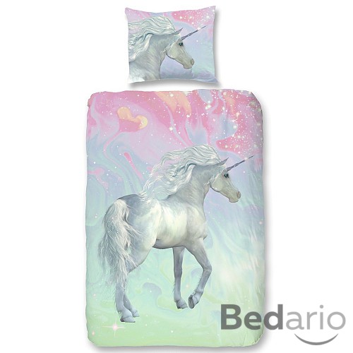 Bavlněné povlečení Good morning 140x200/220+60x70 Jednorožec