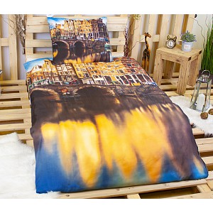 Povlečení microfibra PURE 140x200+60x70 Amsterdam