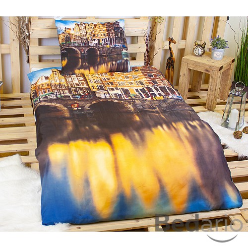 Povlečení microfibra PURE 140x200+60x70 Amsterdam