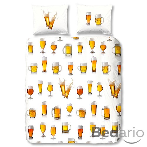 Bavlněné povlečení Good morning 140x200/220+60x70 BEER white