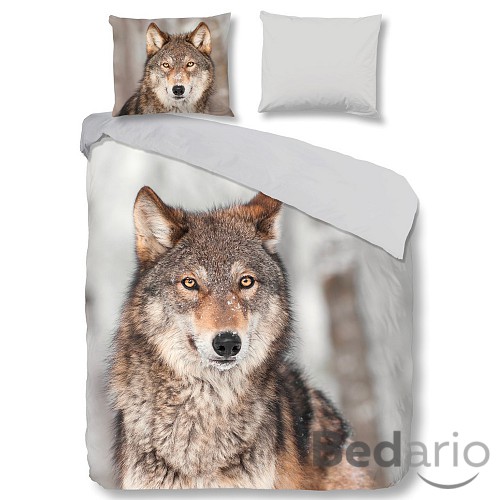 Bavlněné povlečení Good morning 140x200/220+60x70 WOLF