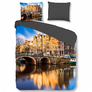 Povlečení microfibra PURE 200x200+2x60x70 AMSTERDAM