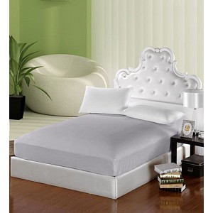 Jersey prostěradlo lycra DeLuxe 180x200 - Světle šedá