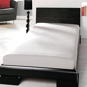 Jersey prostěradlo lycra DeLuxe 90x200 - Bílá