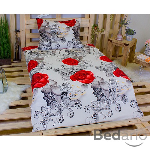 3D povlečení na dvě lůžka 140x200+70x90 Věrnost