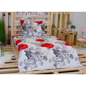 3D povlečení na dvě lůžka 140x200+70x90 Věrnost