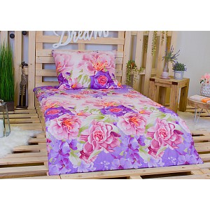 3D povlečení 140x200+70x90 Rose romantica