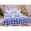 Francouzské 3D povlečení 220x200+2x70x90 Bubble blue