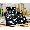 Mikroplyšové povlečení Premium 140x200+70x90 Black star