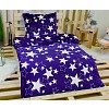 Mikroplyšové povlečení Premium 140x200+70x90 Blue star
