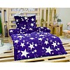 Mikroplyšové povlečení Premium 140x200+70x90 Blue star