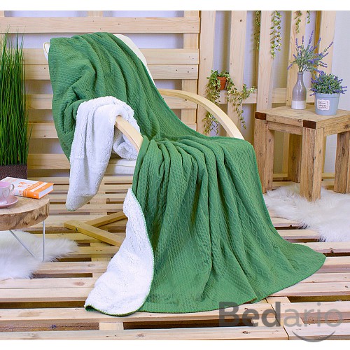 Deka beránek Babiččino štrikování 150x200 - Hrášková