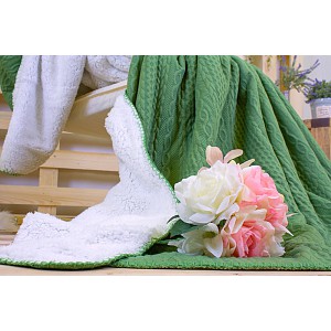 Deka beránek Babiččino štrikování 150x200 - Hrášková