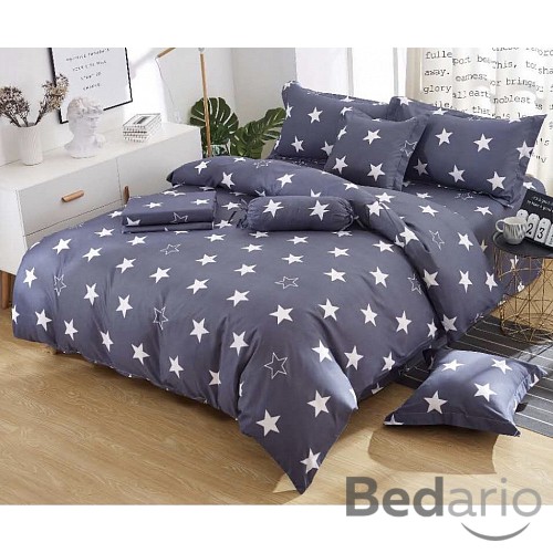 Osmidílná sada povlečení na 2 lůžka 140x200+70x90 Grey night