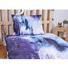3D bavlněné povlečení Charming Unicorn 140x200+70x90 ve tmě svítí
