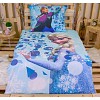 Bavlněné povlečení Frozen Sisters 140x200+70x90 ve tmě svítí