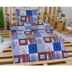 Povlečení mikrovlákno LIMITED 140x200+70x90 Patchwork