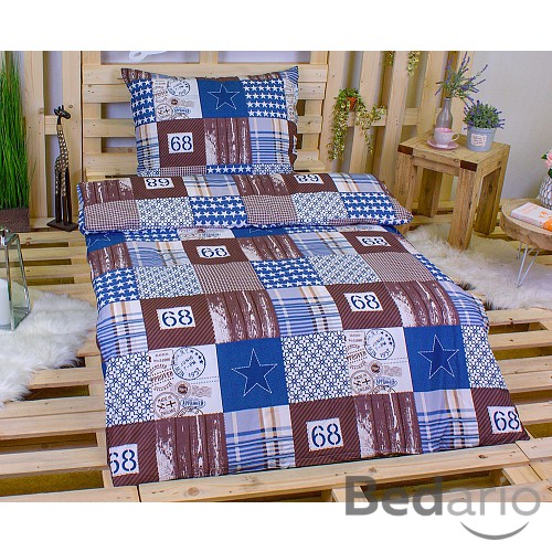 Povlečení mikrovlákno LIMITED 140x200+70x90 Patchwork