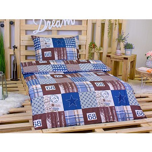 Povlečení mikrovlákno LIMITED 140x200+70x90 Patchwork