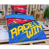Bavlněné povlečení Cars wins 140x200+70x90 ve tmě svítí