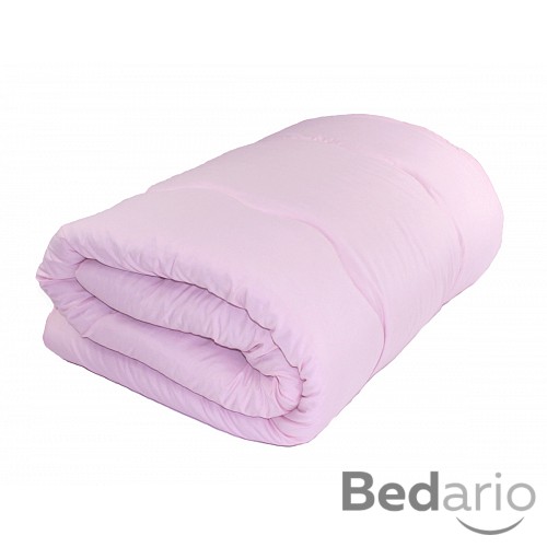 Prošívaná přikrývka ECONOMY růžová 140x200