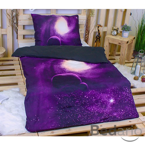 3D povlečení 140x200+70x90 Galaxie