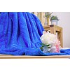 Mikroflanelová deka ŽAKÁR Premium 160x200 - Modrá