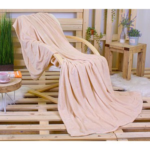 Mikroflanelová deka ŽAKÁR Premium 160x200 - Krémová