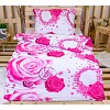 Krepové povlečení ECONOMY 140x200+70x90 Sladká růže