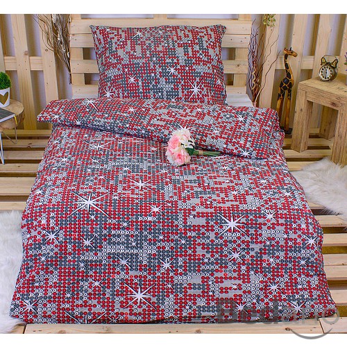 Krepové povlečení ECONOMY 140x200+70x90 Třpytky