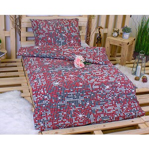 Krepové povlečení ECONOMY 140x200+70x90 Třpytky