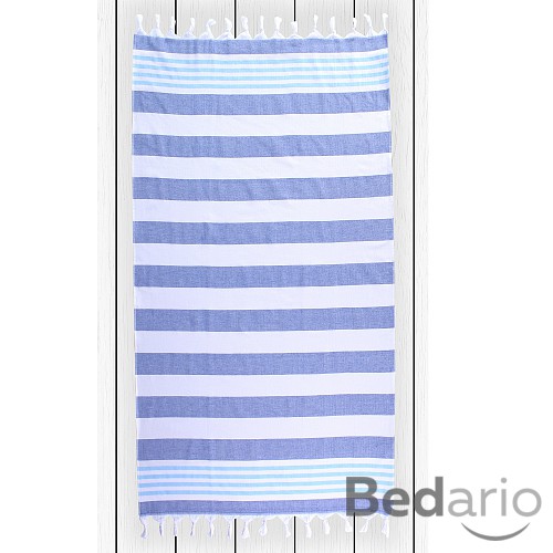 Plážová osuška SANTORINI 90x170 - Dark blue