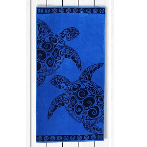 Plážová osuška BEACH 90x180 - Navy Turtle