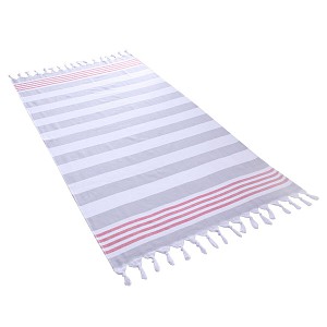 Plážová osuška SANTORINI 90x170 - Grey