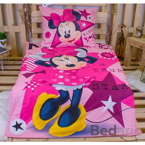 Bavlněné povlečení 140x200+70x90 Minnie mouse STAR