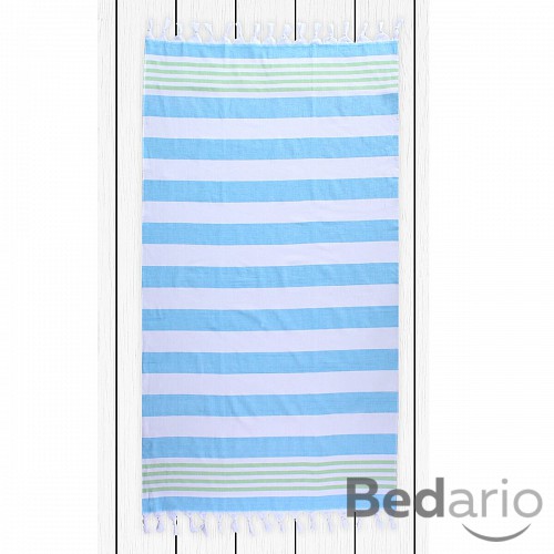 Plážová osuška SANTORINI 90x170 - Turquoise