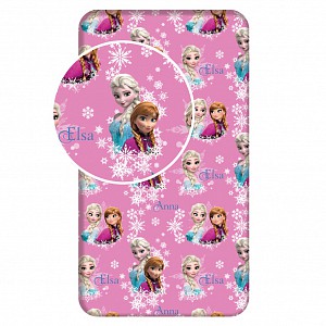 Dětské bavlněné prostěradlo 90x200 Frozen sister