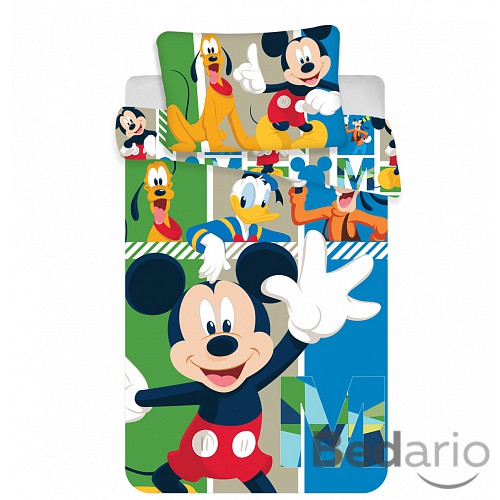 Dětské bavlněné povlečení Mickey a přátelé 100x135+40x60