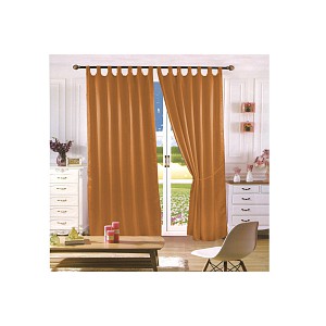 Saténové závěsy Home Art - 2 kusy Zlatá 150x160