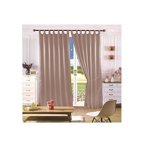 Saténové závěsy Home Art - 2 kusy Cappuccino 150x160