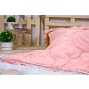 Prošívaná přikrývka ECONOMY lososová 140x200