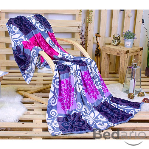 Deka mikroflanel 150x200 East Fialová