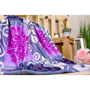 Deka mikroflanel 150x200 East Fialová