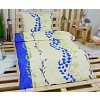 Bavlněné povlečení Modré větvičky 140x200+70x90